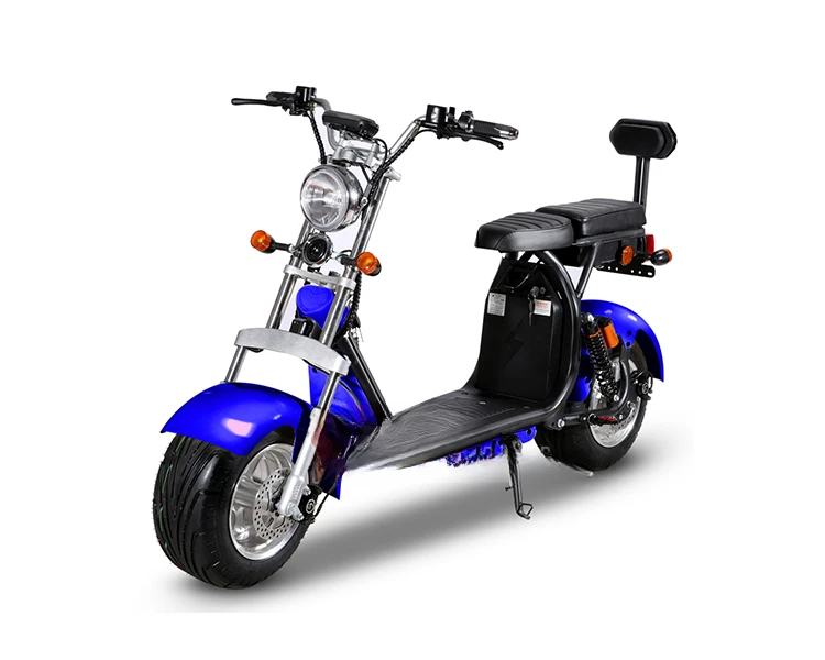 EEC/COC Certificated Electric Citycoco Scooter 1500W Double Seat 2 wheel Electric Scooter Citycoco Adults 2000W Motorcycles