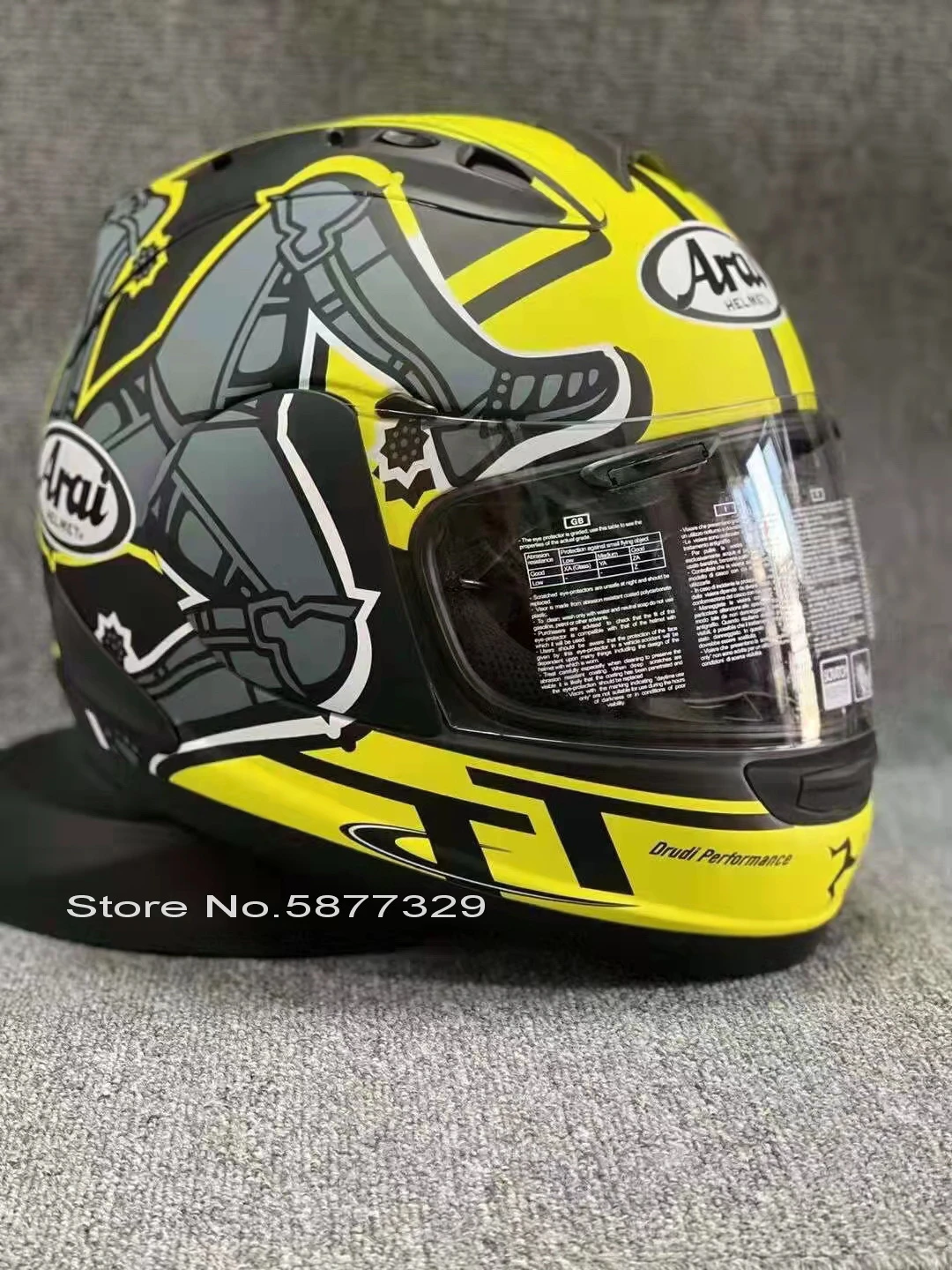Full Face Motorcycle Helmet Yellow Rx7x Isle Of Man Tt Helmet Riding