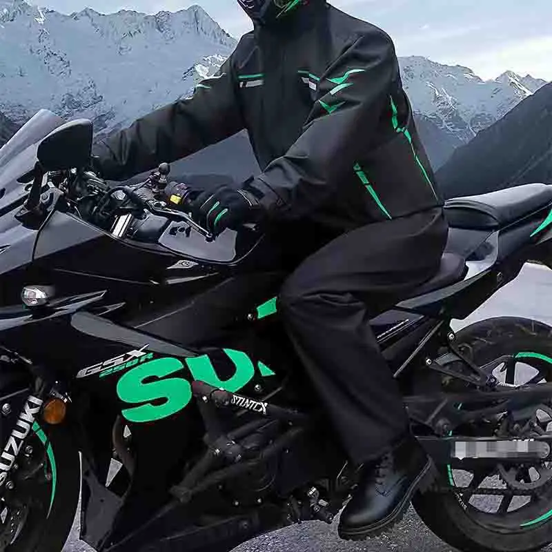 New Trend Motorcycle Raincoat Rain Suits Waterproof Protective Rain coats Workwear Fits Men Women