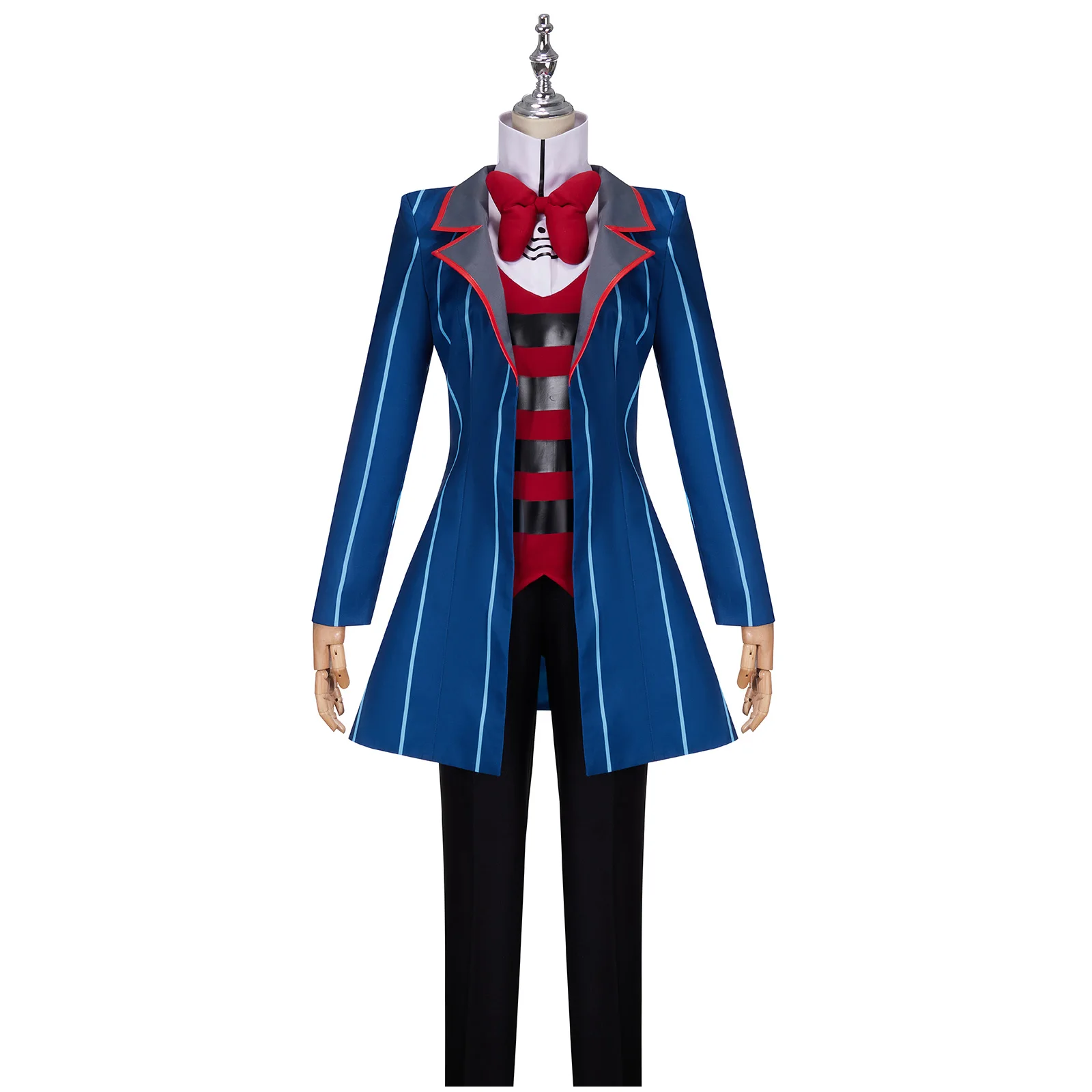 

Anime Hotel Vox Cosplay Costume Outfit Halloween Cosplay Dress Hat Full Set for Men