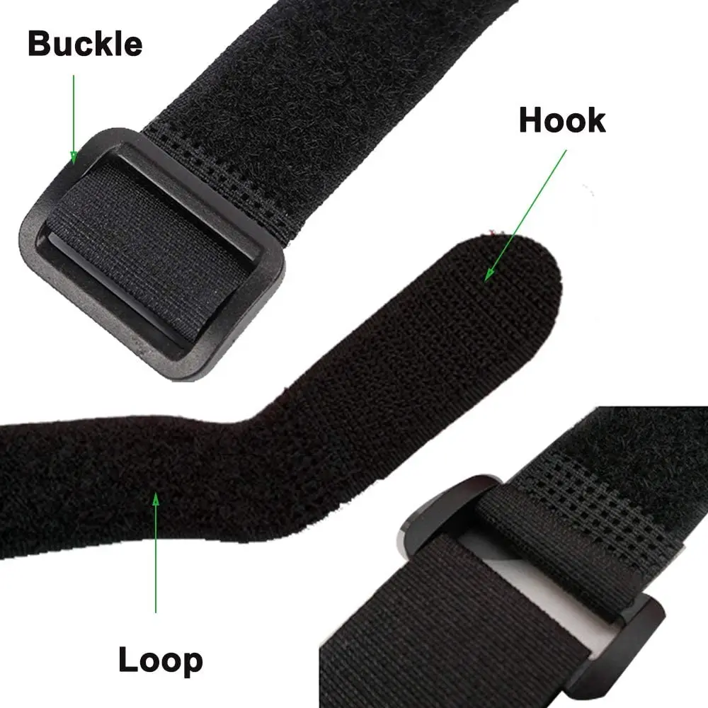 5pcs Bike Tie Fixed Strap Cable Nylon Hook and Loop Bike Rack Straps Self-adhesive Fastening Wheel Strap bike accessory bicycle strap bicycle fixing strap