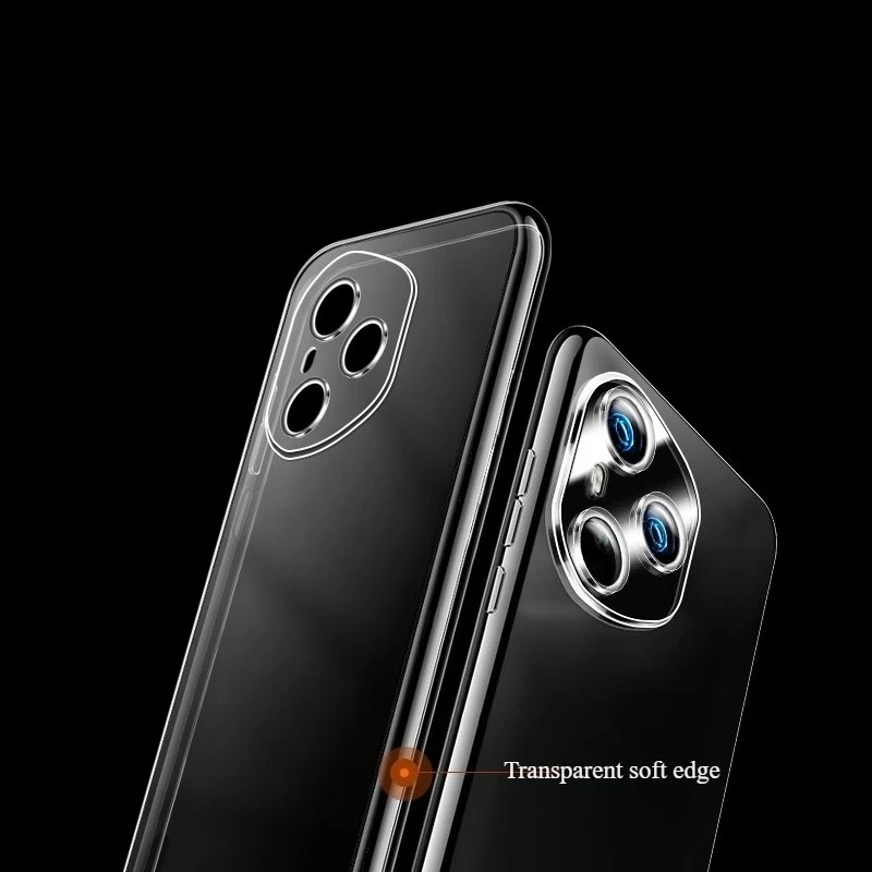 Ultra-Thin Silicone Soft Back Cover - Sleek and Stylish Protective Phone Case