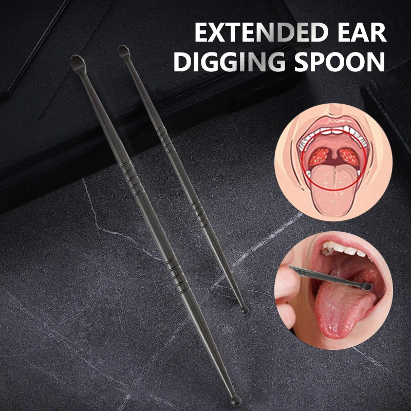 1pcs Tonsil Stone Removal Ear Wax Remover Stainless Steel Remover Mouth Cleaning Care Tools Tonsil Stone Remover Health Care 3
