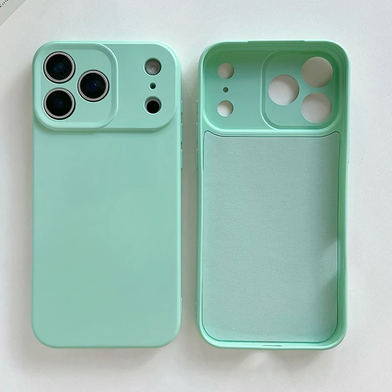 Luxury Liquid Silicone Shockproof Phone Case with Soft TPU Cover