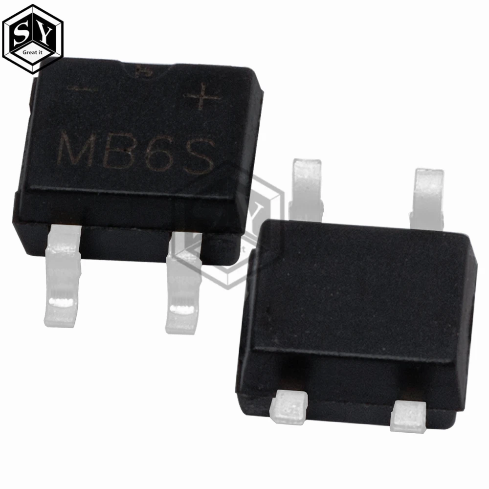 10pcs/20pcs/50pcs/100pcs 600V 0.5A SOP-4 SMD rectifier diode bridge MB6S