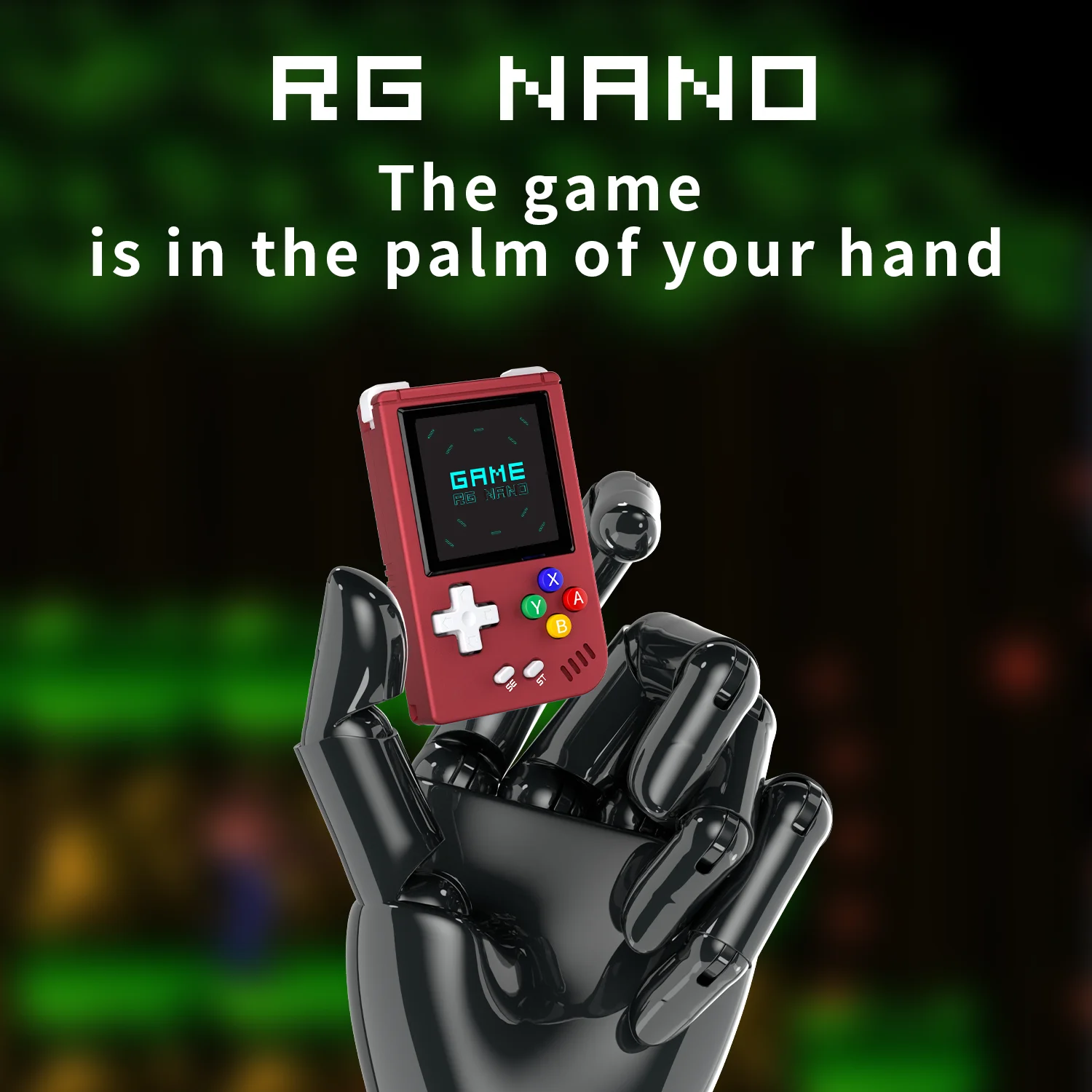 ANBERNIC RG Nano Retro Console di gioco portatile RGNano portatile Mini lega di alluminio 1.54 