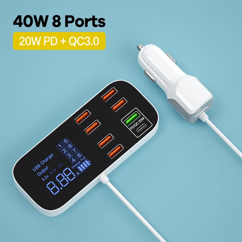 6 usb Ports Fast Charging Head Multi ports Quick Charge - Temu