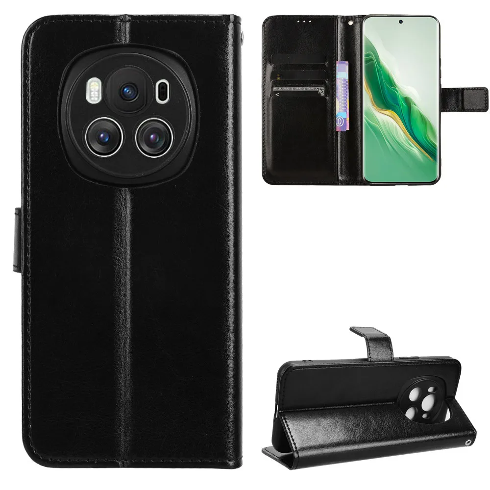 Per Huawei Honor Magic 6 Custodia Di Lusso In Pelle Pu Slot Per Schede Portafoglio Custodia Per Cordino Per Huawei Honor Magic 6 Pro Borse Per Telefon