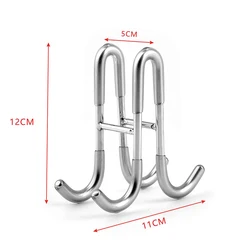 Stainless Steel S-Shape Bathroom Towel and Bathrobe Rack (1pcs)