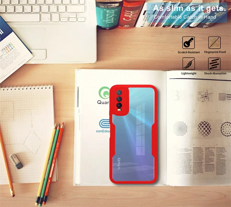 360° Full Protection Case with Innovative Buckle Design - Double Side Clear Hard Cover