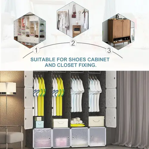 20 Pcs Wire Cube Storage Connectors for Cube Storage Shelving and Cabinet Modular Organizer Closet Clasp Buckle Clip - Image 6