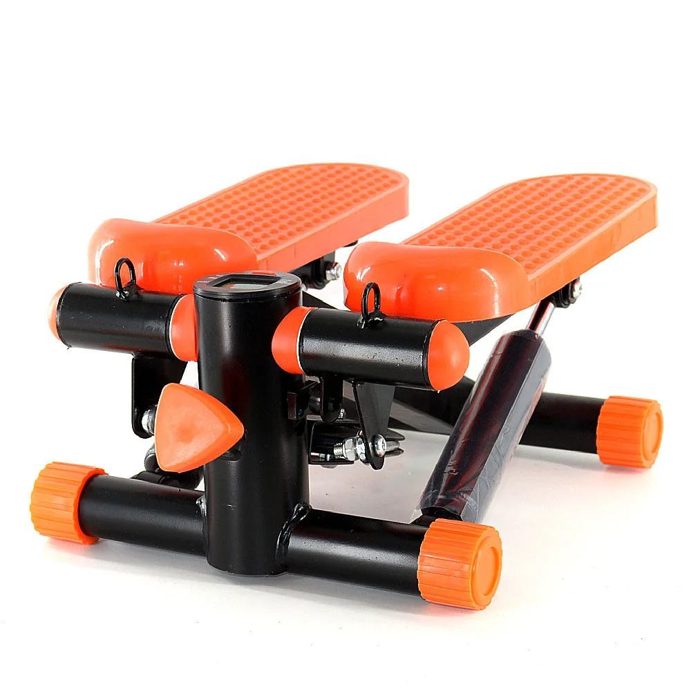 Uso doméstico exercício fitness escada passo aeróbico máquina de caminhada passo exercício mini stepper com faixas de resistência 4