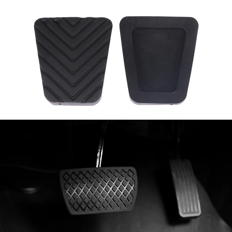 Brake Clutch Pedal Rubber Pad Cover For Hyundai IX35 Accent Sonata Santa Fe H100 i30 Tucson For Kia Rio Optima 32825-36000 2PCS