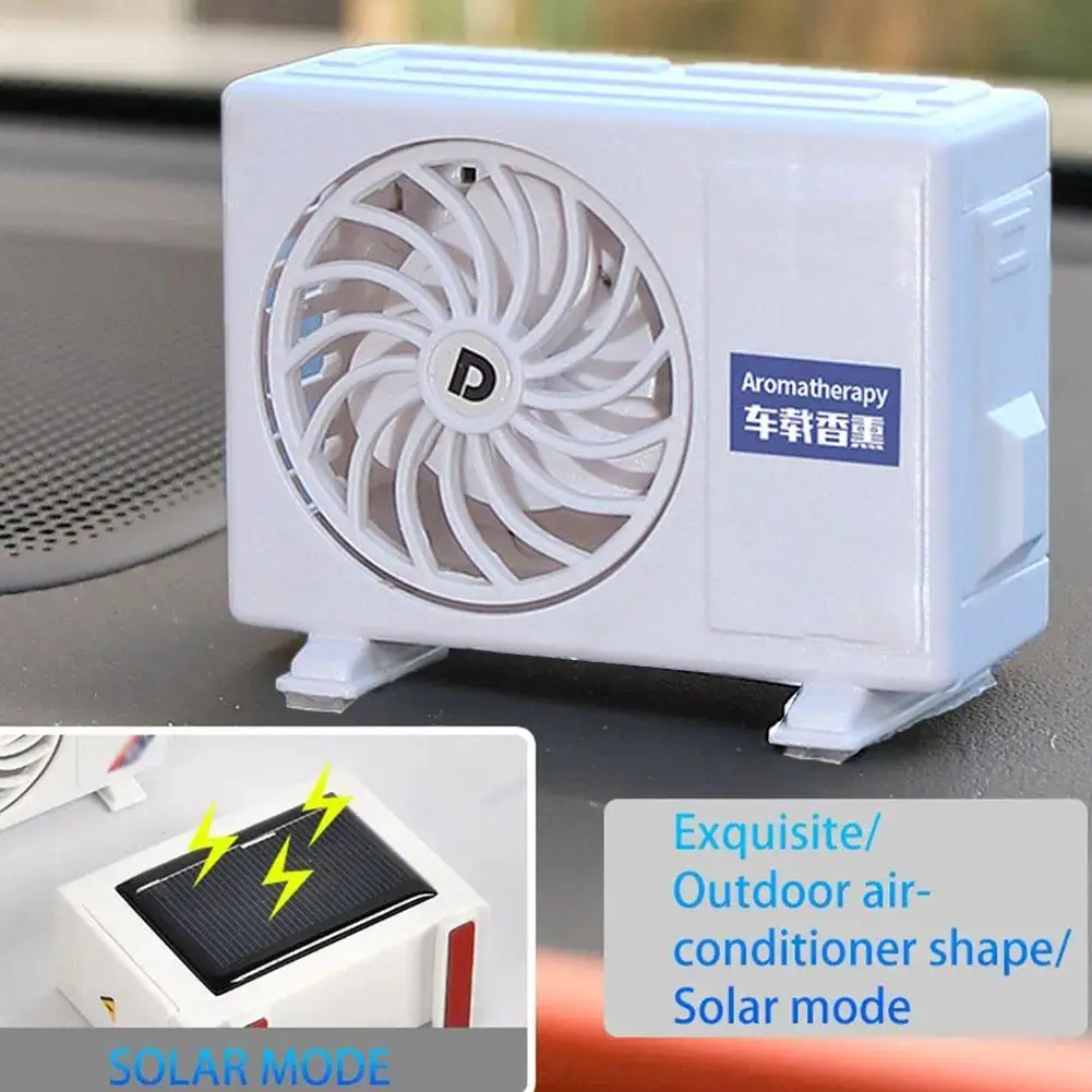 

Solar Car Air Freshener Mini Air Conditioning Decorative Aromatherapy Machine Lasting Fragrance Decorative Perfume Decoration