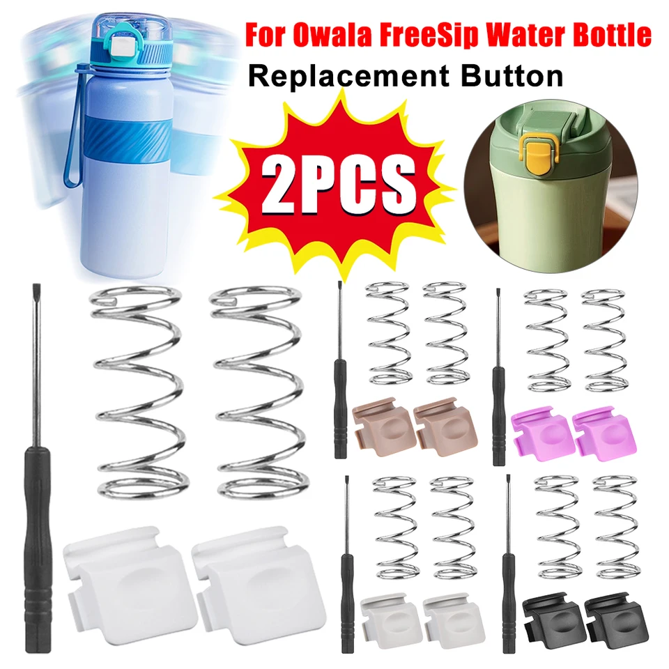 Replacement Cap For Owala Freesip – One-Button Top Lid Compatible With Owala Water Bottles 16oz 24oz 32oz 40oz, BPA-Free, Leakproof, Dishwasher Safe - View #8