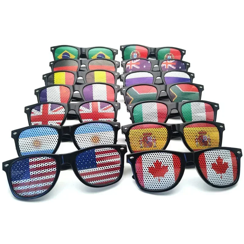 Sport Event Flag Shutter Shades Glasses World Flag Shot Glasses for The  Sports Games In Mexico, Italy, Russia,United States