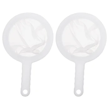 소금물 새우 필터 수족관 분리기, 어항 어린이 미세 메쉬 체, Pp 아르테미아 캐치 그물, 어린이 소쿠리 여과기, 2 개