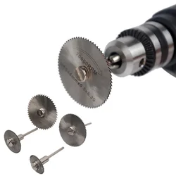 Disque de coupe Hss en acier rapide, lame rotative, roue, mandrin pour outils, scie à bois pour Dremel 