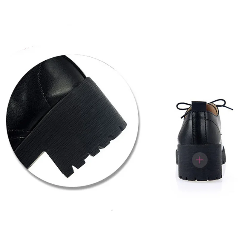 YAERNI New Autumn/winter Genuine leather handmade retro Oxfords fashion Casual women shoes British college wind shoes
