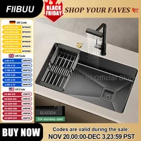 304 อ่างล้างจานสแตนเลสชามเดียวหนาวัสดุ Undermount อ่างล้างหน้าผัก Workstation พร้อมอุปกรณ์ระบายน้ํา 1