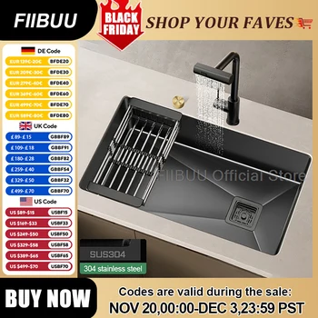 304 อ่างล้างจานสแตนเลสชามเดียวหนาวัสดุ Undermount อ่างล้างหน้าผัก Workstation พร้อมอุปกรณ์ระบายน้ํา 1