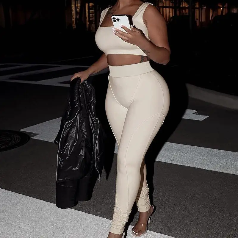 

Trouser Suits Womens Two Peice Sets Sexy Outfits for Woman 2 Piece Sets Pant Tracksuit Female Gym Clothing Active Sportswear