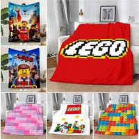 L-LEGOS Toy Printed Blanket Picnic Blankets Warm Blanket Soft and Comfortable Blanket Home Travel Birthday 1