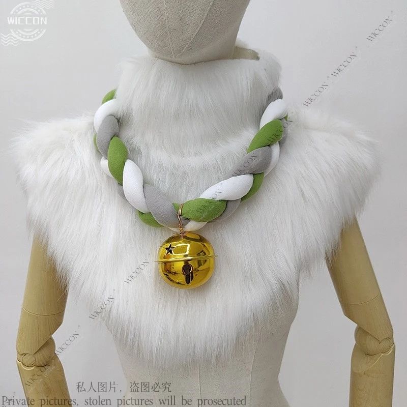 Triple Plait Bell Collar Fursuit Kigurumi Furry Suit Kig Woman Man Comic-Con Character Masquerade Role Play Unisex Party Gift cosplay costumes kigurumi pajamas
