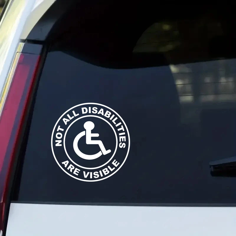 Not All Disabilities Are Visible Car Sticker 2