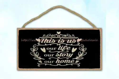 Гаражные бары, это наша жизнь, наша история, наш дом, вдохновляющая цитата, деревянный знак