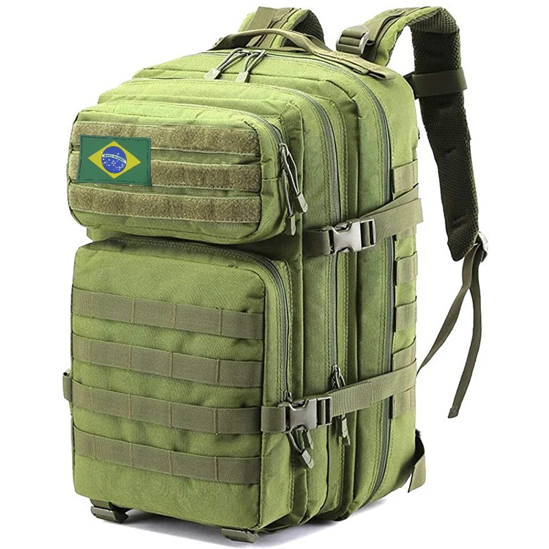 Mochila táctica grande para hombre, morral con sistema Molle para