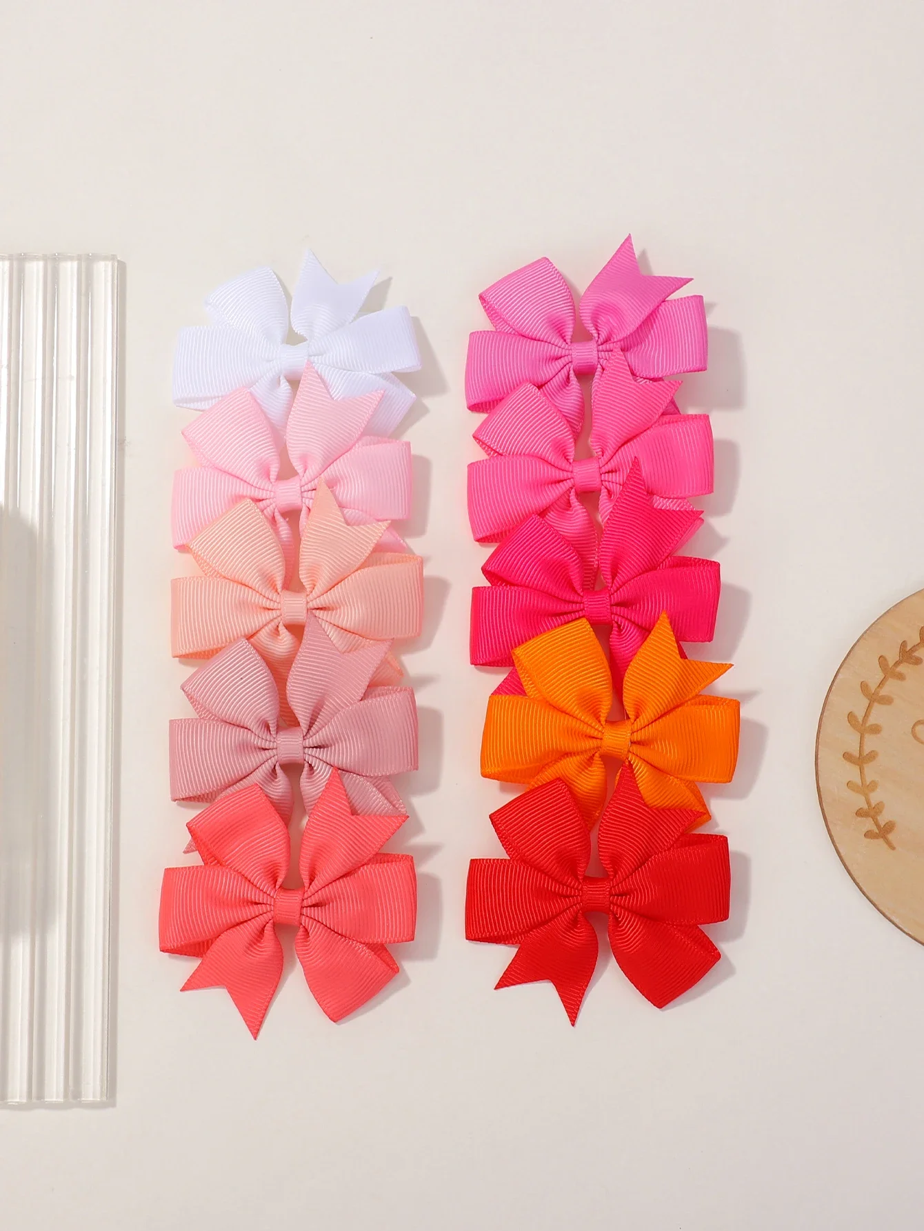 

10Pcs/lot Baby Hair Clips 2.4 Inches Hair Bows Handmade Hair Clips for Kids Girls Hairpin Headwear Hair Accessories Wholesale