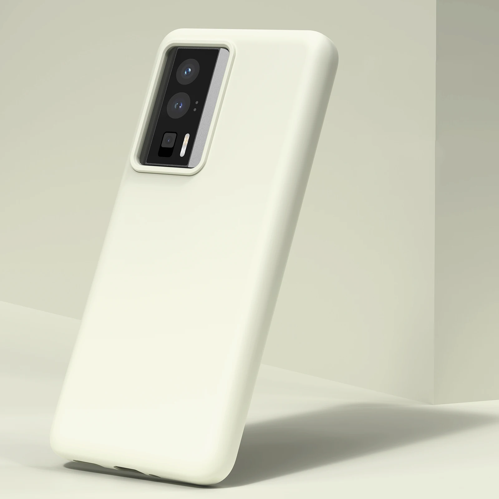 Shockproof Liquid Silicone Case with Slim Soft Skin Touch Protection and Retail Packaging