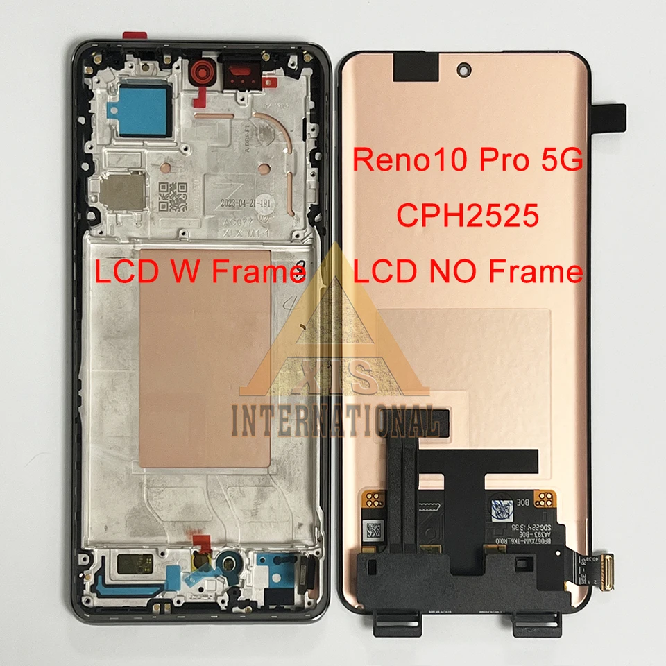 Original AMOLED For Oppo Reno 10 Pro CPH2525/PHV110 LCD