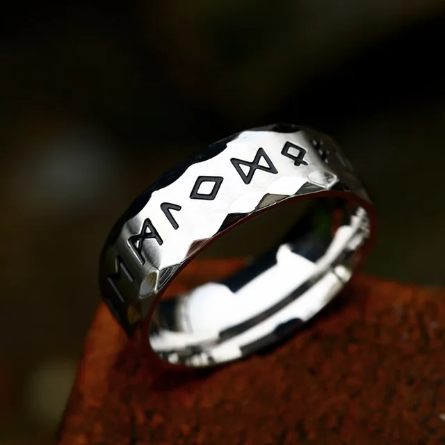 91100-45e319.jpg Vintage Odin nordique Viking amulette Rune anneaux pour hommes Cool en acier inoxydable celtique noeud anneau bijoux de mariage cadeaux de saint valentin