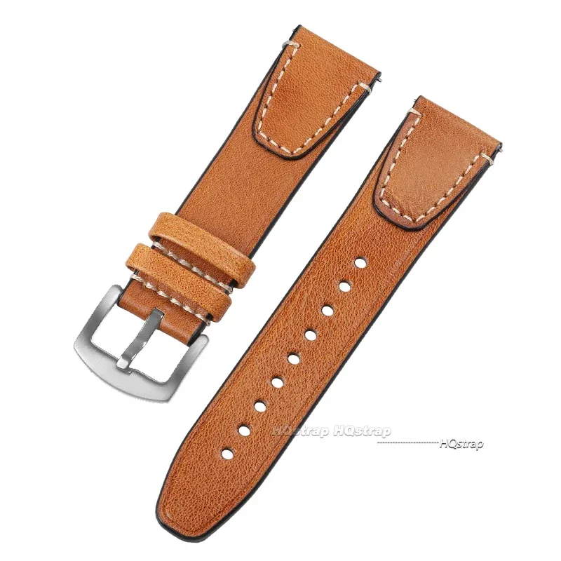 Universal Leather Quick Release Watch Band - Stylish Replacement Strap