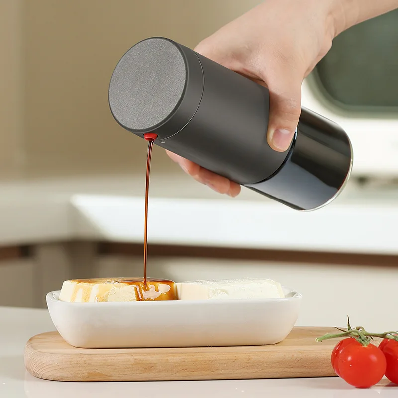 Oil Bottle 280ML Air Pressure Control Glass Oil Bottle Soy Sauce Vinegar Seasoning Household Small Pot oil dispenser seasoning jar glass oil bottle