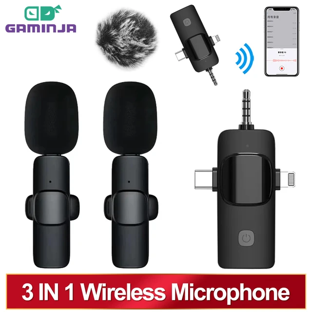 Microphone Iphone Wireless Lavalier Cell Phone - By-v Professional Wireless  Lavalier Microphone - Aliexpress