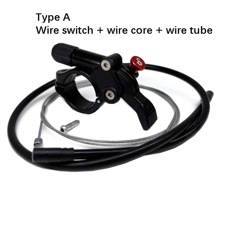 MTB Fahrrad Gabel Draht Control Schalter Suspension Remote Lockout Hebel Draht Control Lock Stoßdämpfer Vorbau Fahrrad Zubehör – Detail 7