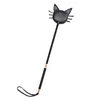 57CM Cat Shape Top Leather Long Straight Whip Riding Crop Flogger Dressage Whipps Paddle Slapper Horse Training 1