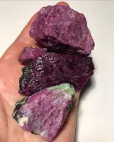 Natural Tanzania Ruby in zoisite , Rough stone,Gemstone Healing stone 2