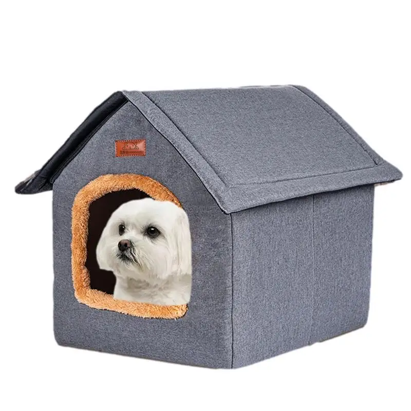 

Dog House Indoor Portable Outdoor Cat Bed With Removable Soft Mat Breathable Removable Dog House Indoor Ourdoor For Cat Dog
