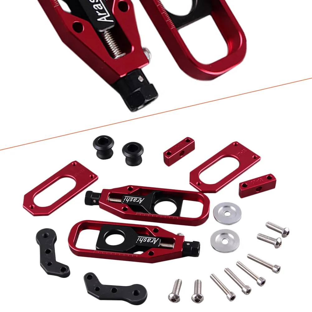 

CNC Aluminum Motorbike Red Chain Adjuster For Yamaha YZF R6 2008 2009 2010 2011