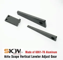 Optic Vertical Leveler Tactical 6061-T6 Aluminum Hunting Rifle Scope Mount Leveling Adjust Tools Fit Picatinny