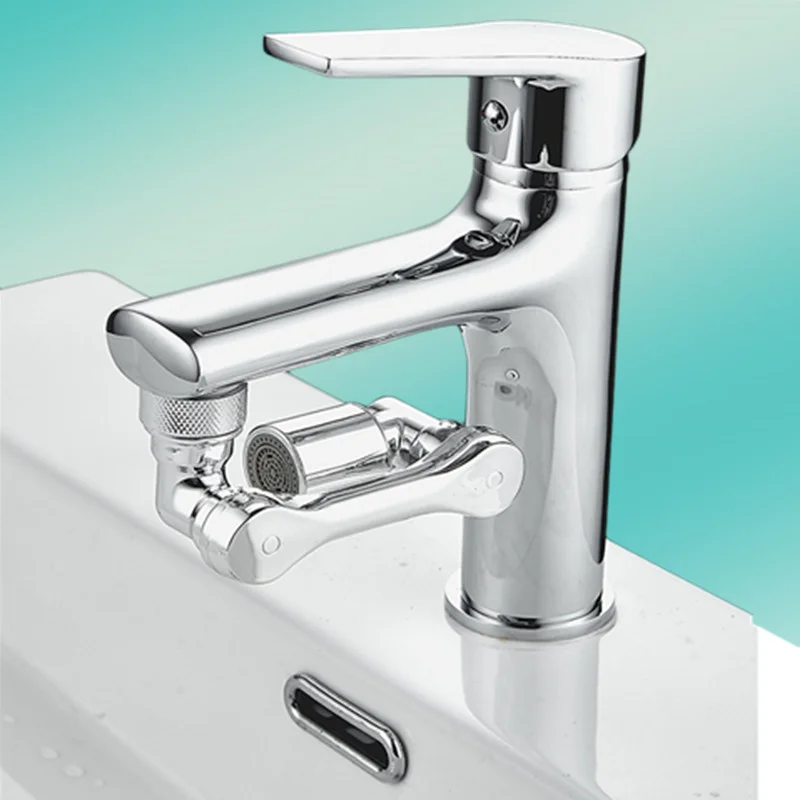 Faucet Extender Faucet Sprayer Head 1080&deg; Universal Rotation for Washbasin Kitchen Robot Arm Dual Mode