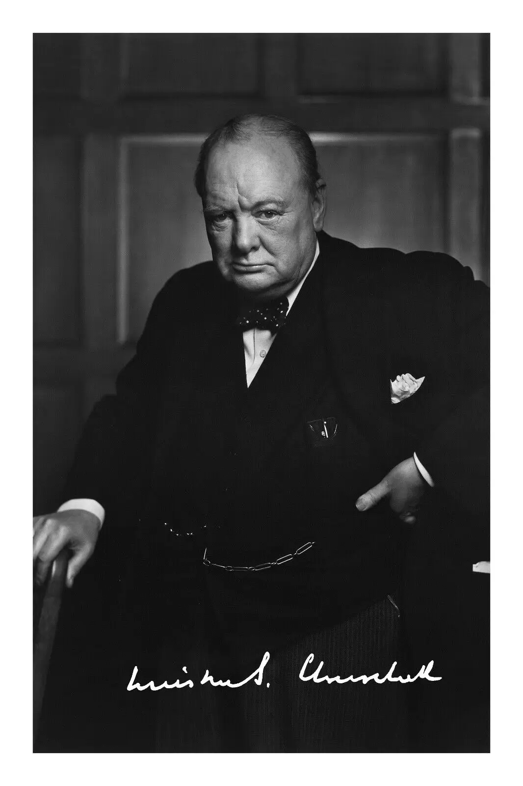 

Winston Черчилль расписанный Печатный художественный холст плакат для гостиной Декор домашняя Настенная картина