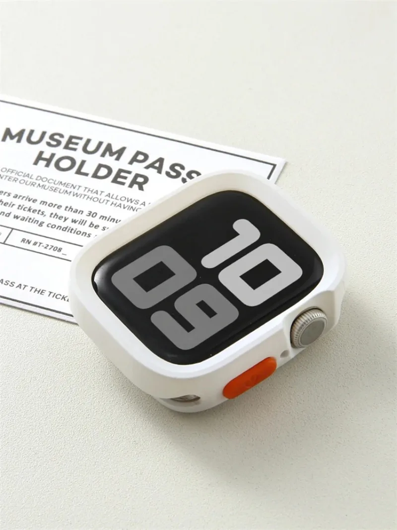 Bumper Soft Silicone Sports Watch Case – 2024 Anti-Drop Matte Cover