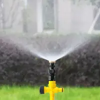 360° Garden Sprinkler Rotation Irrigation Watering System Automatic Agriculture Lawn Farm Greenhouse Spray Nozzle Tool 2