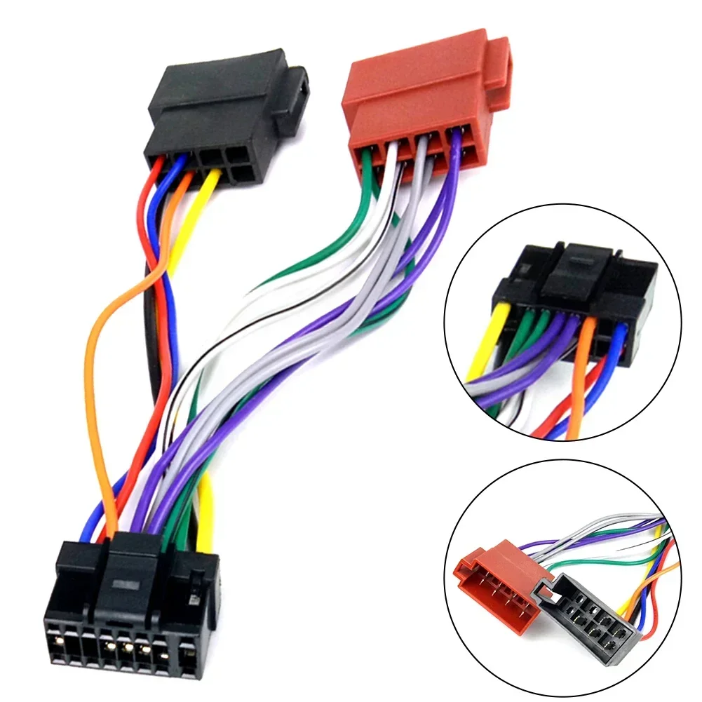 Conector Arnés Cableado Radio Coche - Adaptador ISO Para Alpine, Plug And Play, Sin Cortar Cables