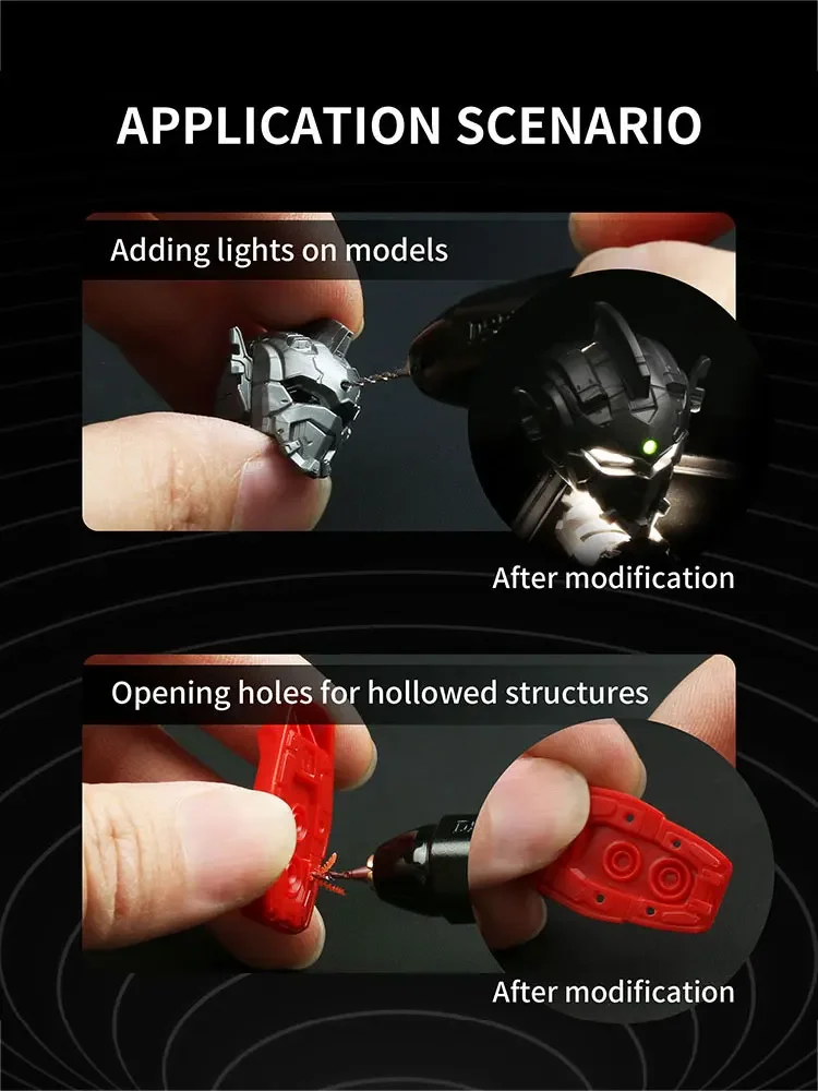 DSPIAE model punching tool PT-HD plate modification 3.175 universal hand drill set